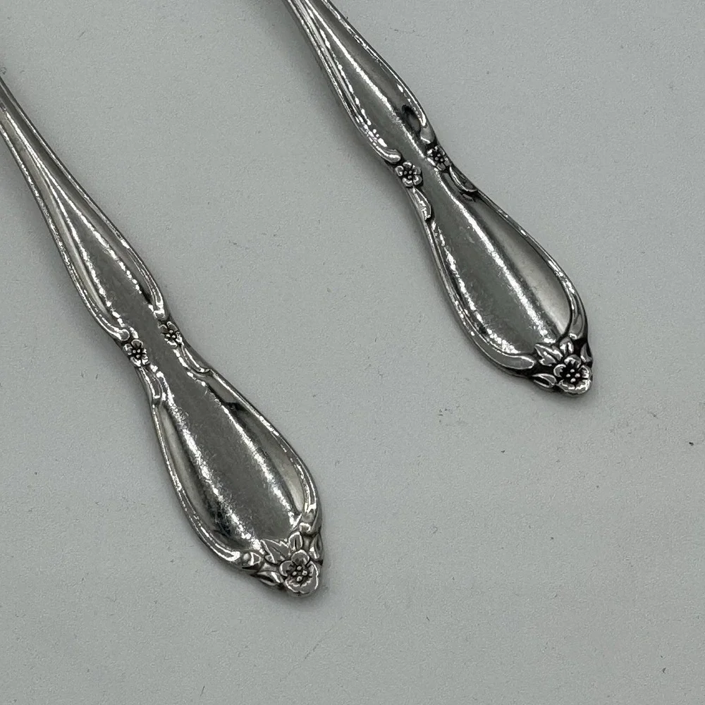 Oneida Chatelaine Serving Pieces Community Stainless Flatware Set of 2 Fork Pie